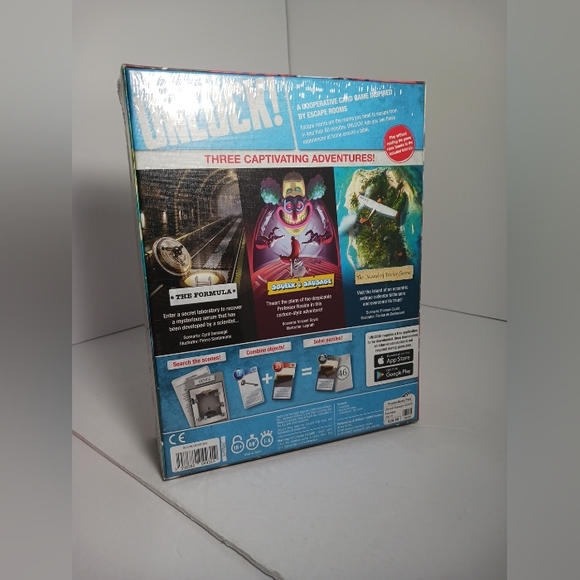 Escape Adventures UNLOCK Board Game New 2019 Space Cowboys - Picture 1 of 4